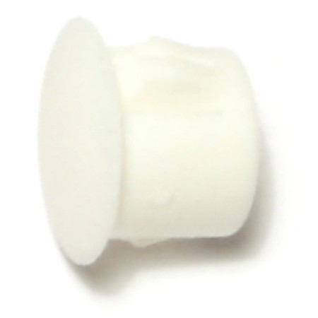 MIDWEST FASTENER 7/16" White Nylon Plastic Flush Head Hole Plugs 1 12PK 69445